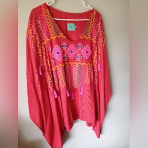 Women's Poncho Style Top Size Small Judith March Top Small Women's Shirt Small